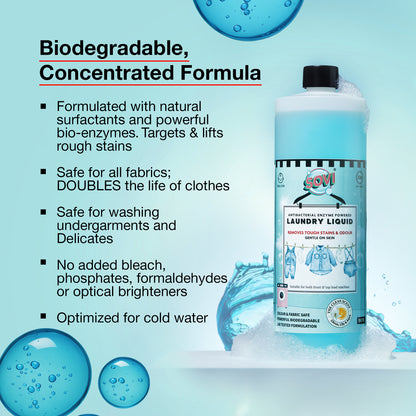 SOVI® Liquid Laundry Detergent, Citrus, Lily & Aqua, 500 ml