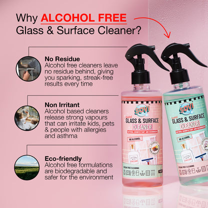 SOVI® Glass Cleaner, Vanilla Fragrance, 500 ml