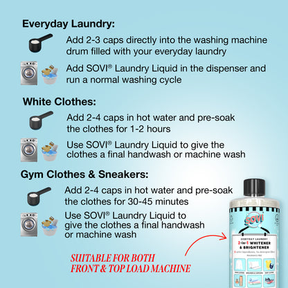 SOVI® Everyday Laundry Brightener & Whitener, 500g
