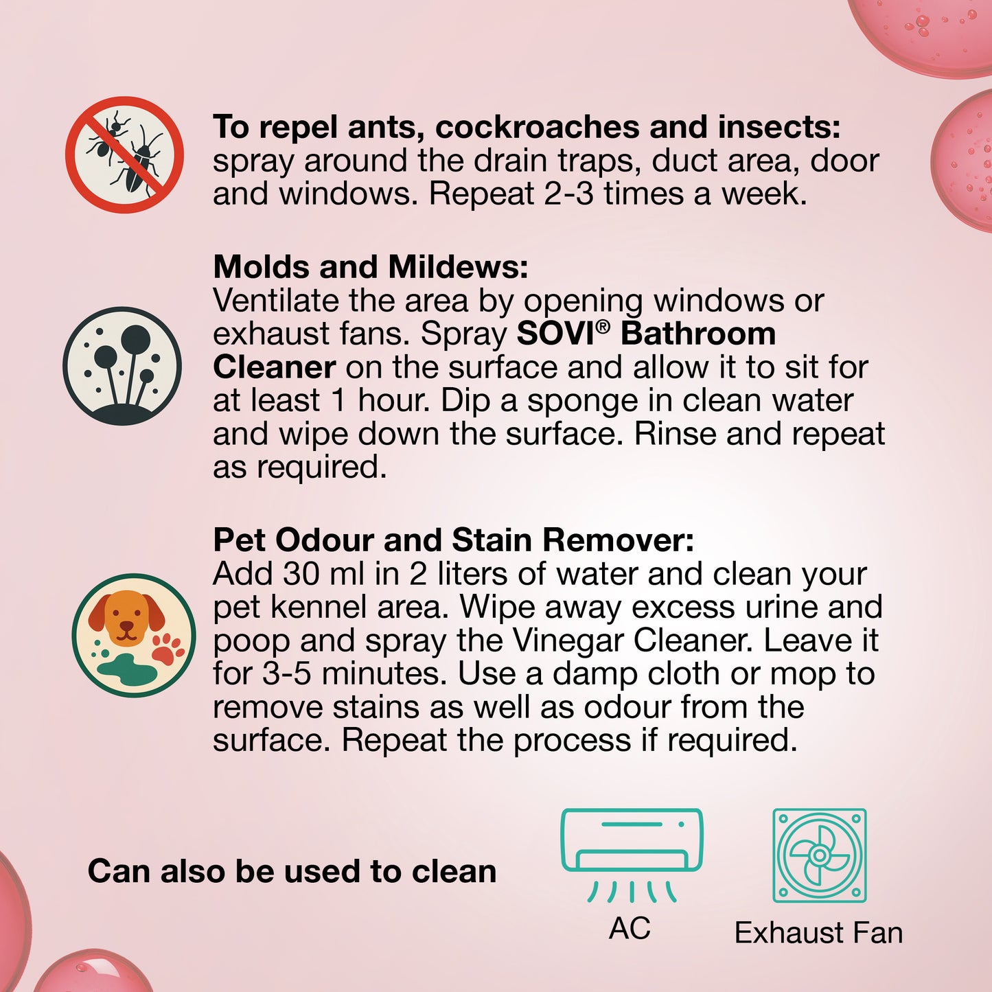 SOVI® Bathroom Cleaner, Lavender, 500 ml