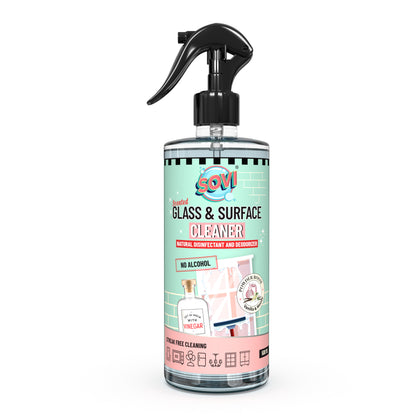 SOVI® Glass Cleaner, Vanilla Fragrance, 500 ml